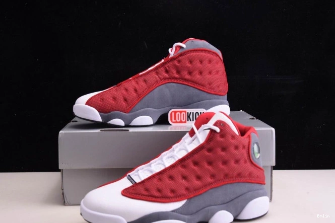 Bmlin Shoes 414571-600 Retro 13 Red Jordan Flint Grey Air Gym 0815